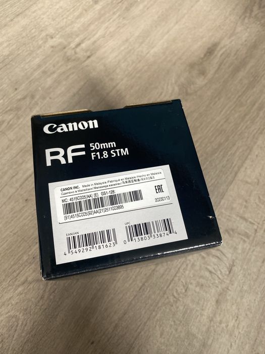 Обʼєктив canon 50 f 1.8 stm
