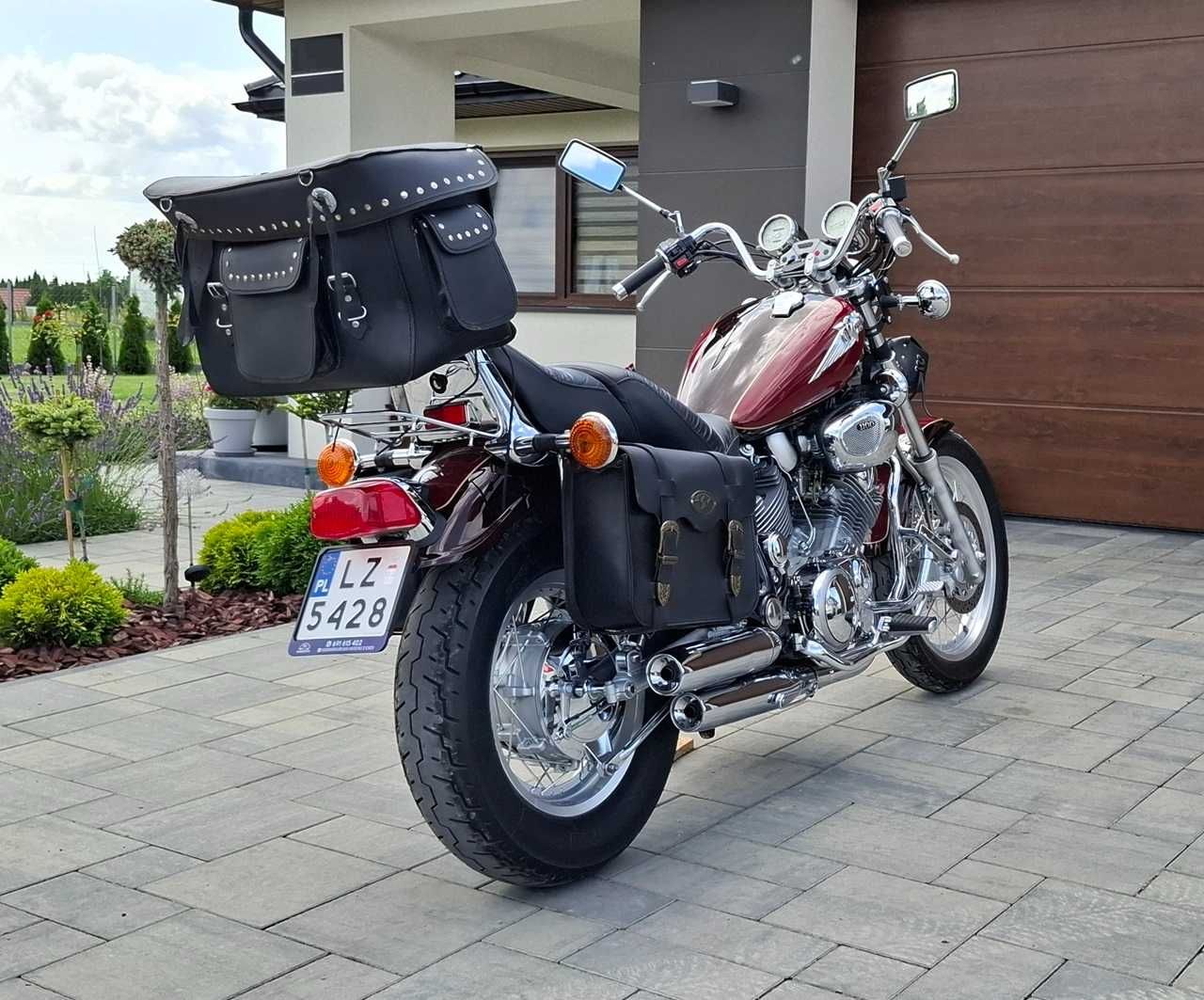 BIAŁY KRUK Yamaha XV 1100 Virago 15004 km, EUROPA, 1998 r., SERWIS