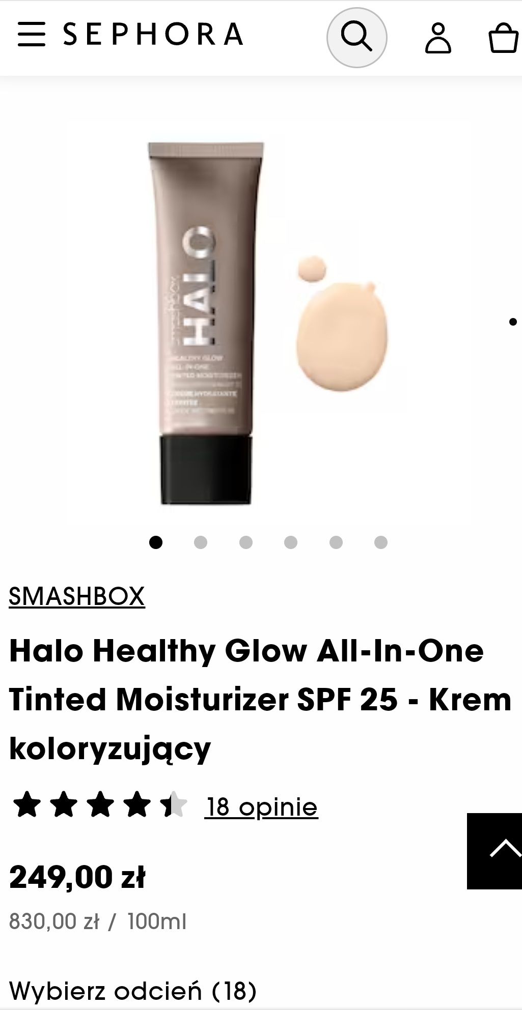 Halo healthy Glow all in on spf25 podkład z bazą