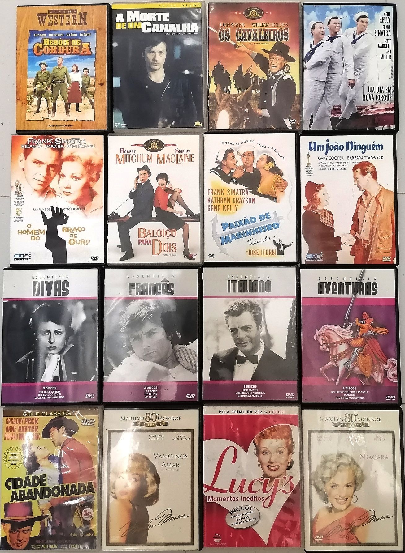 Lote 132 DVD's originais (LOTE 30)