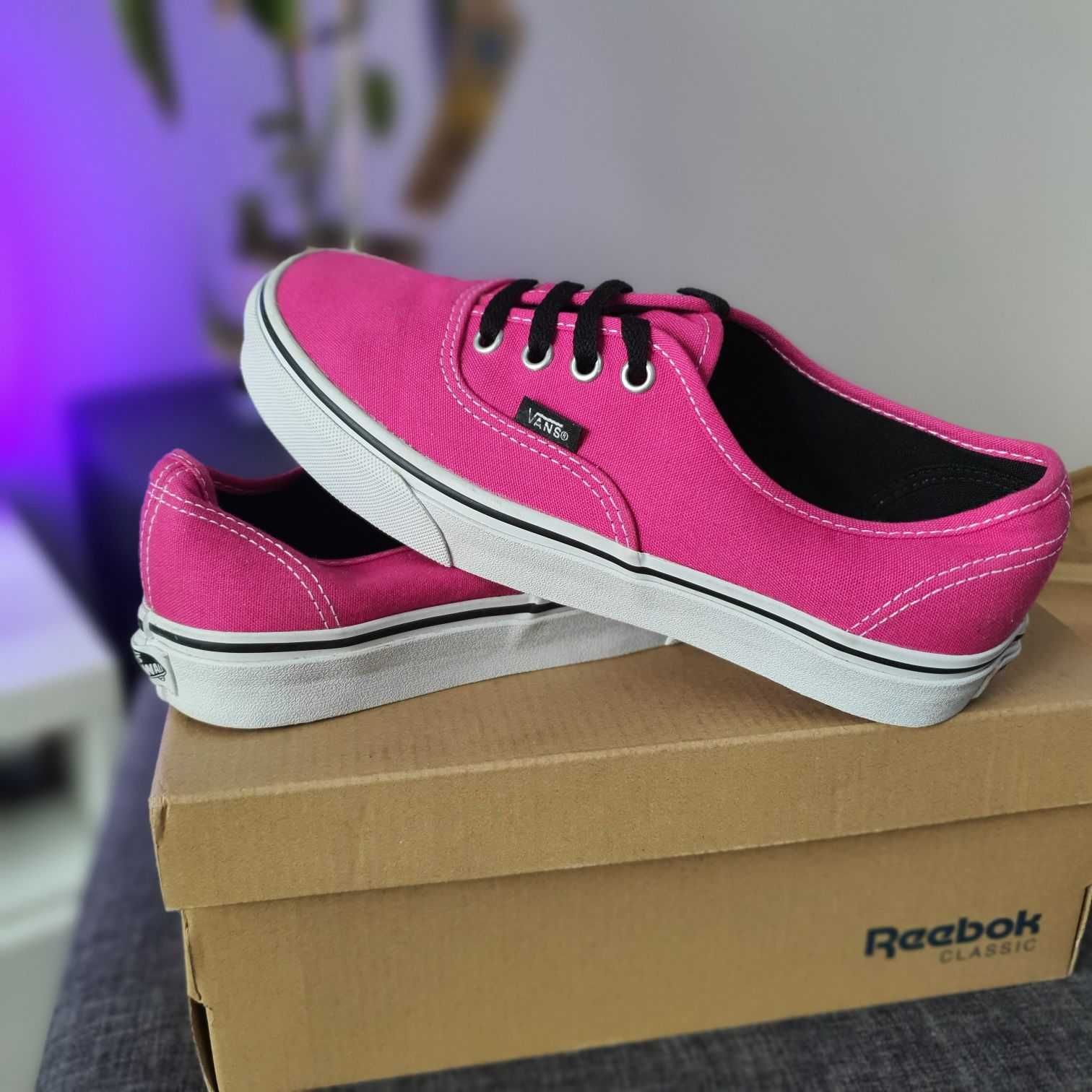 Buty VANS Authentic Era - różowe - r. 37.5 - oryginalne