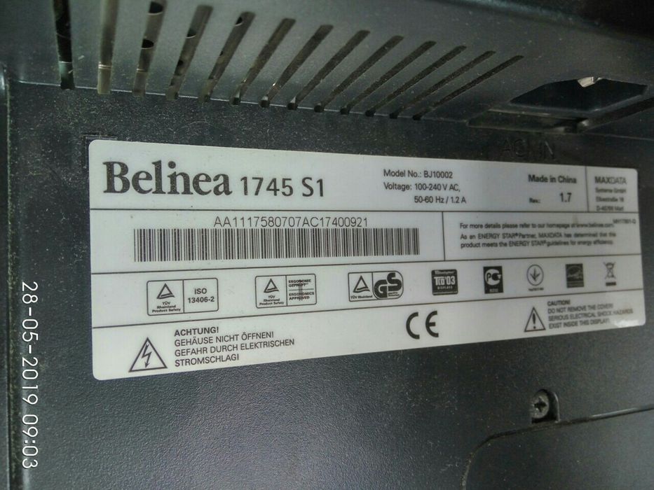 Monitor 17 cali Belinea 1745 s1