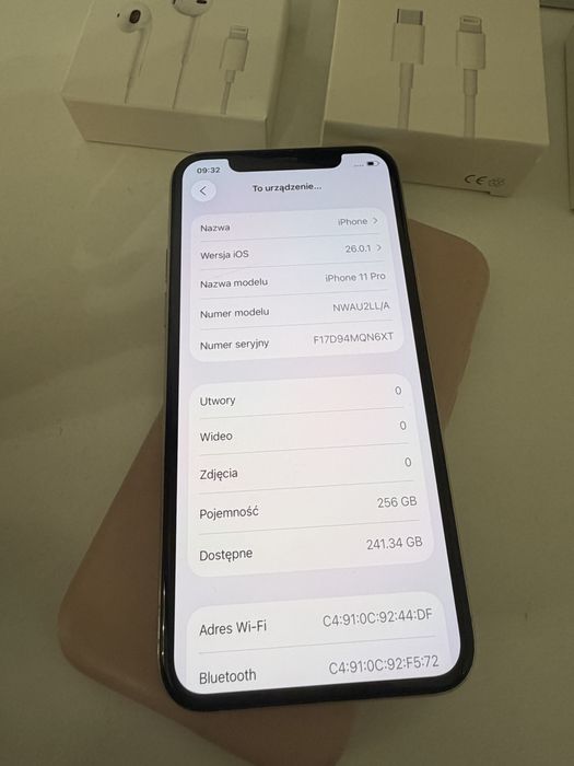 iPhone 11 Pro 256gb Silver Bateria 100%