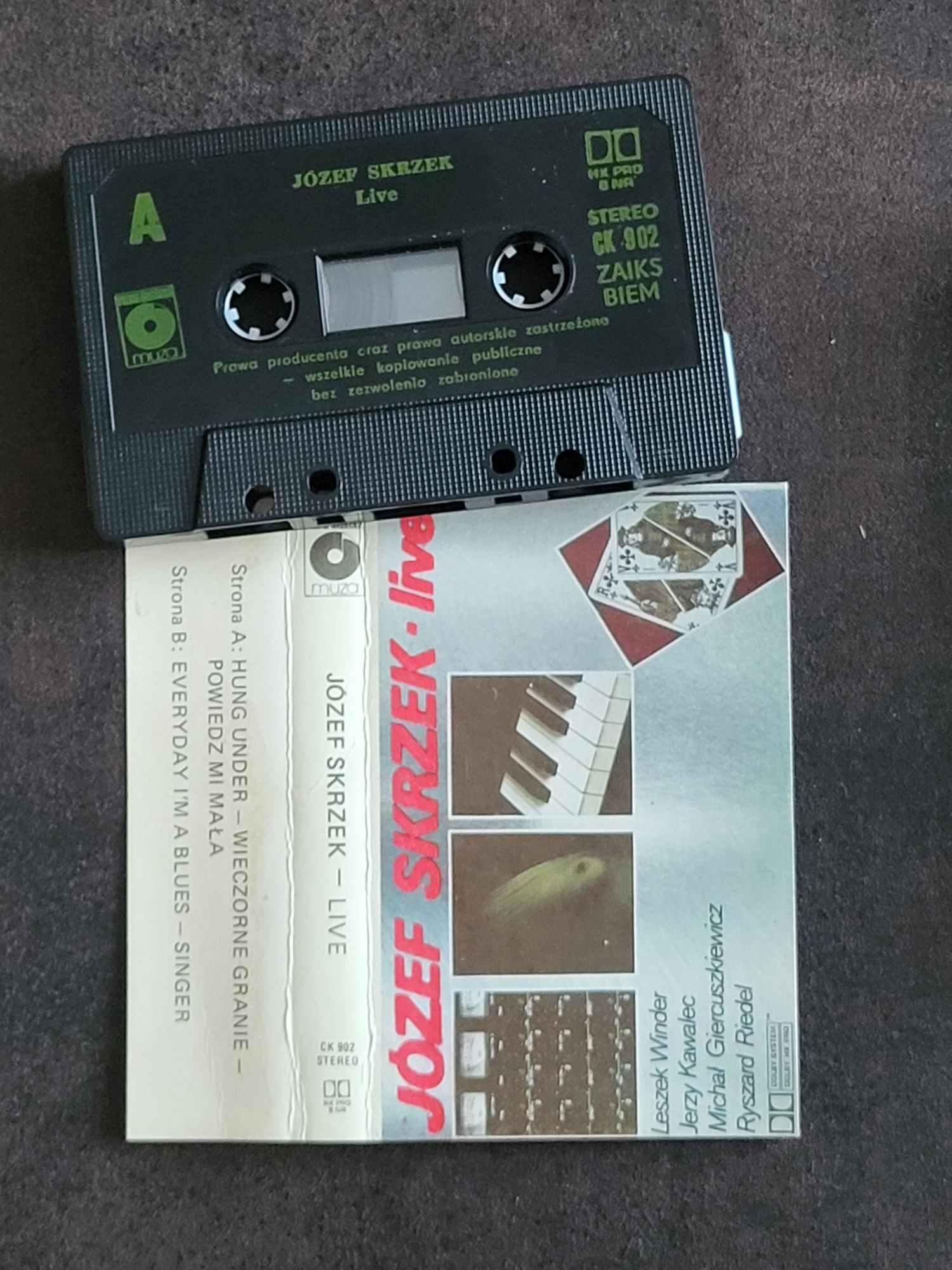 Józef Skrzek "Live" oryginał kaseta