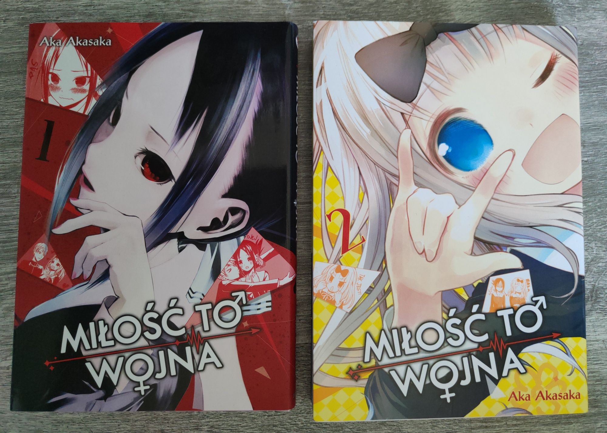 "Miłość to wojna" Aka Akasaka, tom 1 i 2, manga