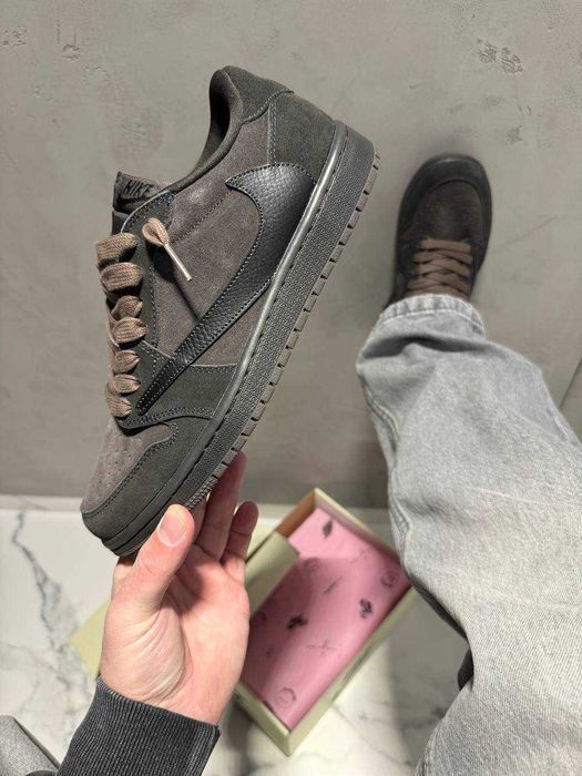 Кросівки Nike Air Jordan Low x Travis Scott Brown premium