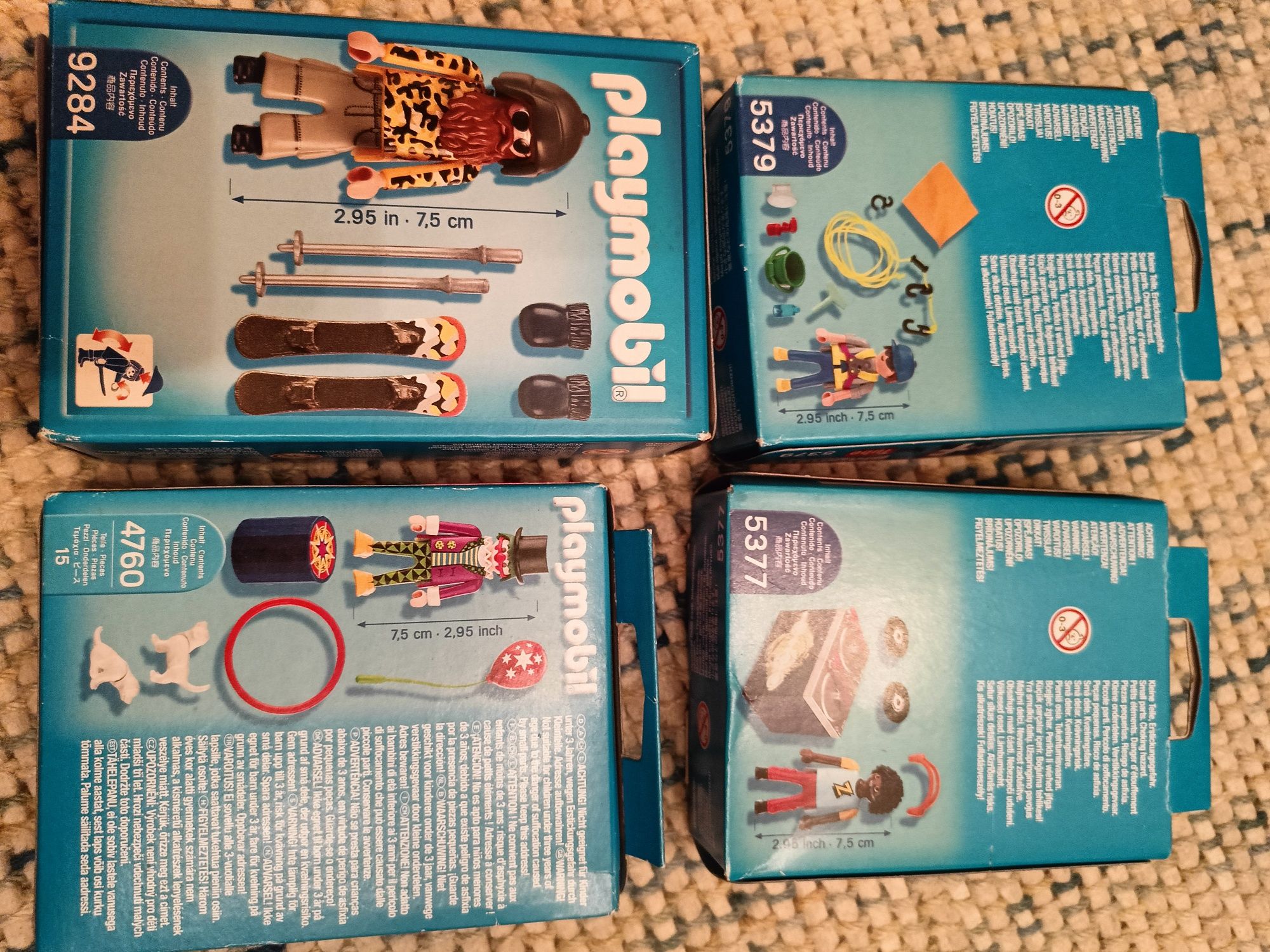 Playmobil 4 figurki nowe 5377, 9284, 3760, 5379