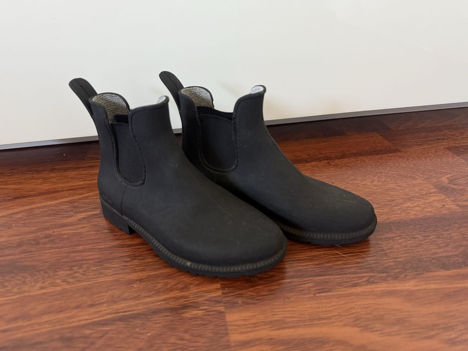 Buty dziecięce sztyblety do jazdy konno botki kalosze czarne 29