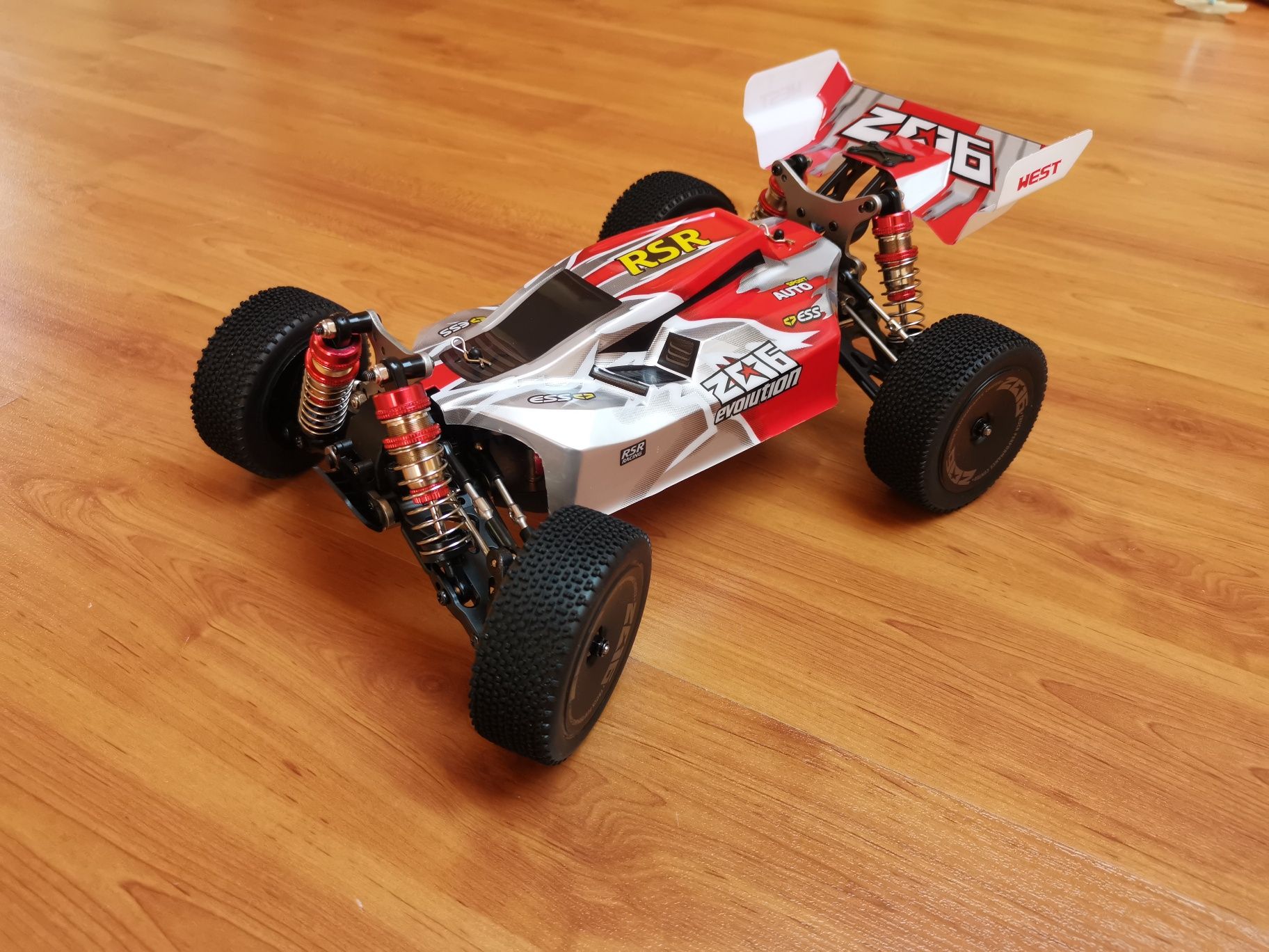 Carro RC Buggy Wltoys 144001 XKS 4X4 1:14 60Kmh Li-po