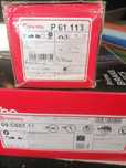 Discos + pastilhas brembo 266mm
