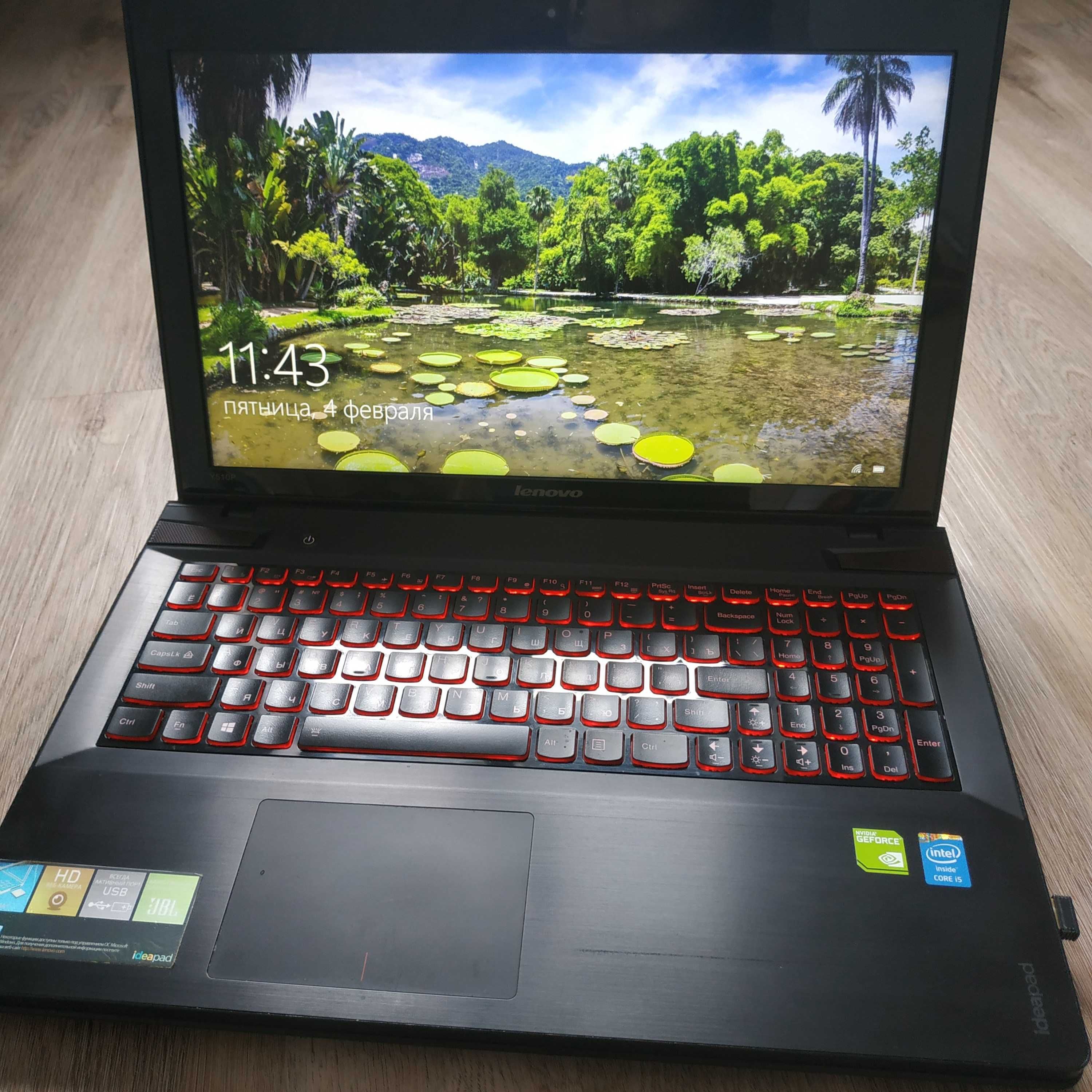 Ноутбук Lenovo Y510p 15"/i5-4200M/16gb/2xGT755M 2gb/SSD240gb M2/HDD1TB