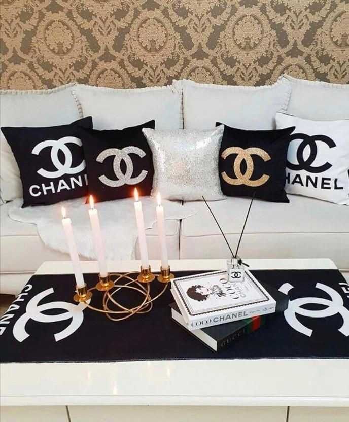 Poszewki na poduszki Chanel Louis Vuttiton