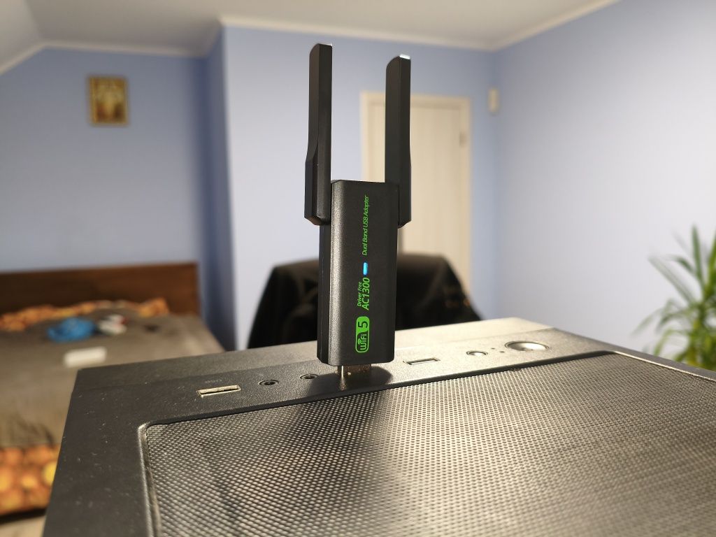 Мережева карта, USB Wi-Fi адаптер, 2.4 / 5 ГГц, репітер