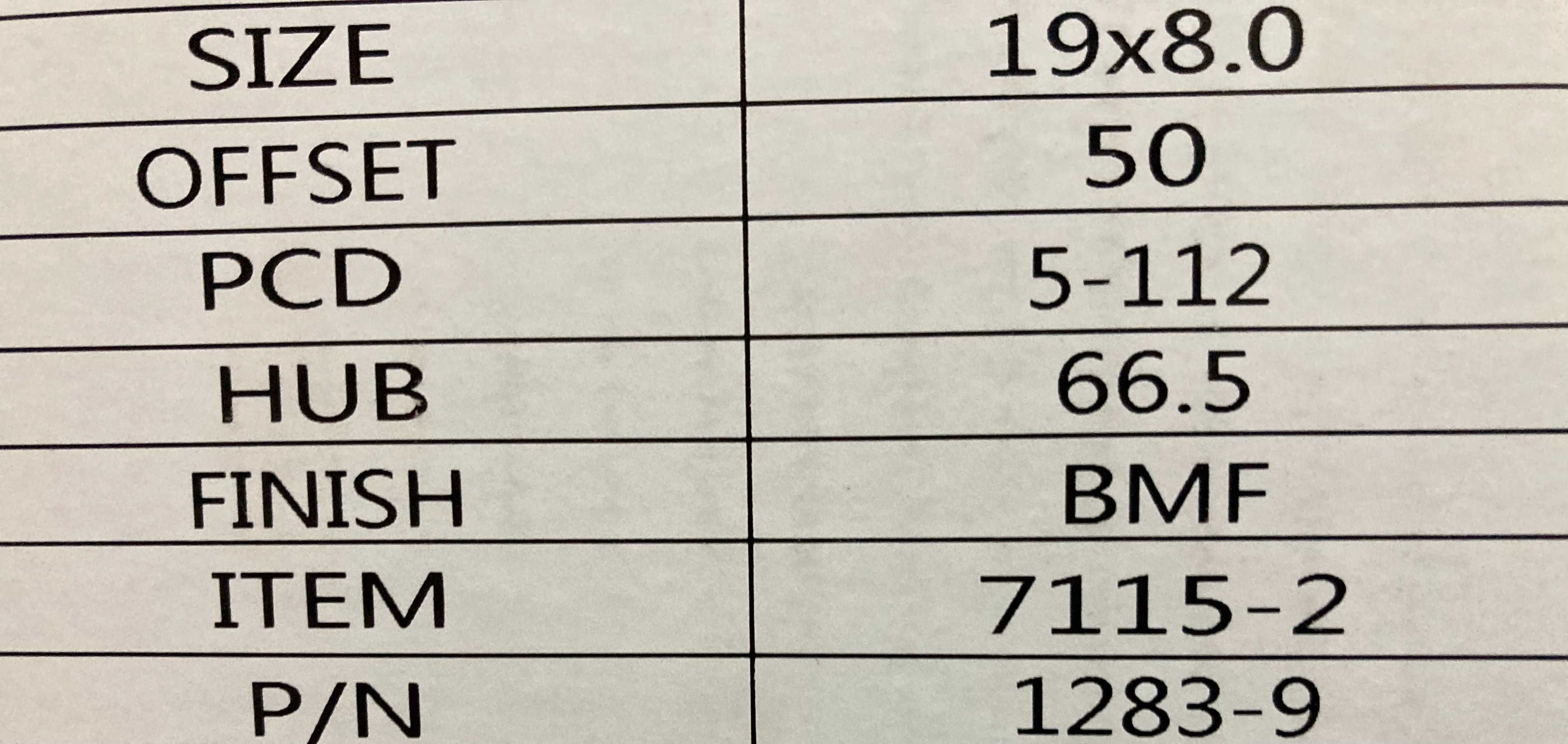 Диски  Новые Одноширокие R19 BMW G/F - серии и другие модели.