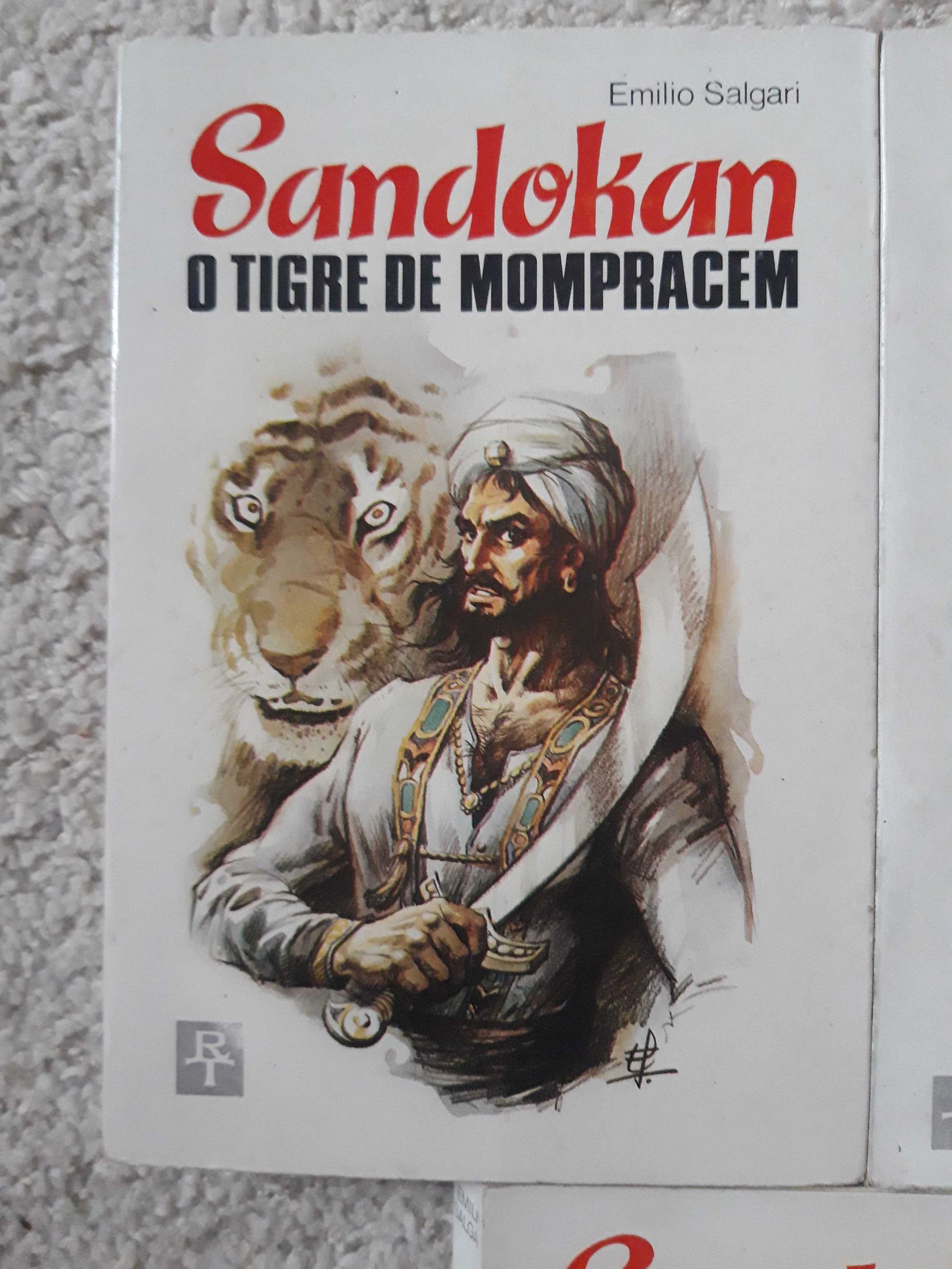 Livros Sandokan - Emilio Salgari