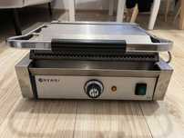 Sprzedam grill kontaktowy PANINI ryflowany 2200W - Hendi 263655