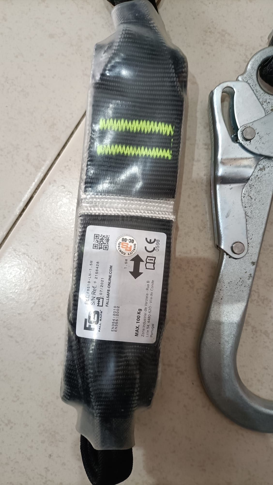 Arnês de segurança altura + capacete