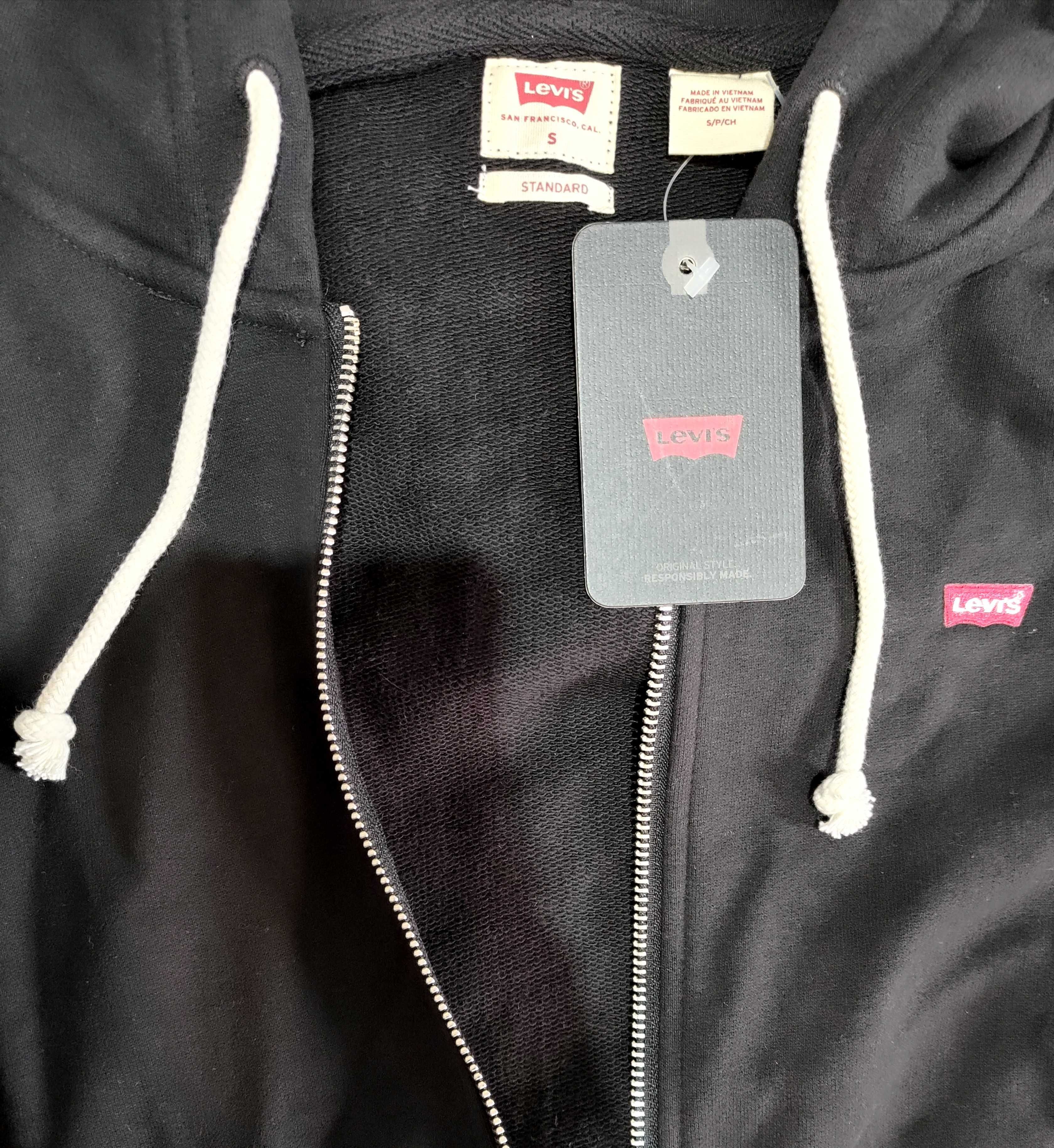 Nowa Męska bluza rozpinana Levi's New Original Zip Up