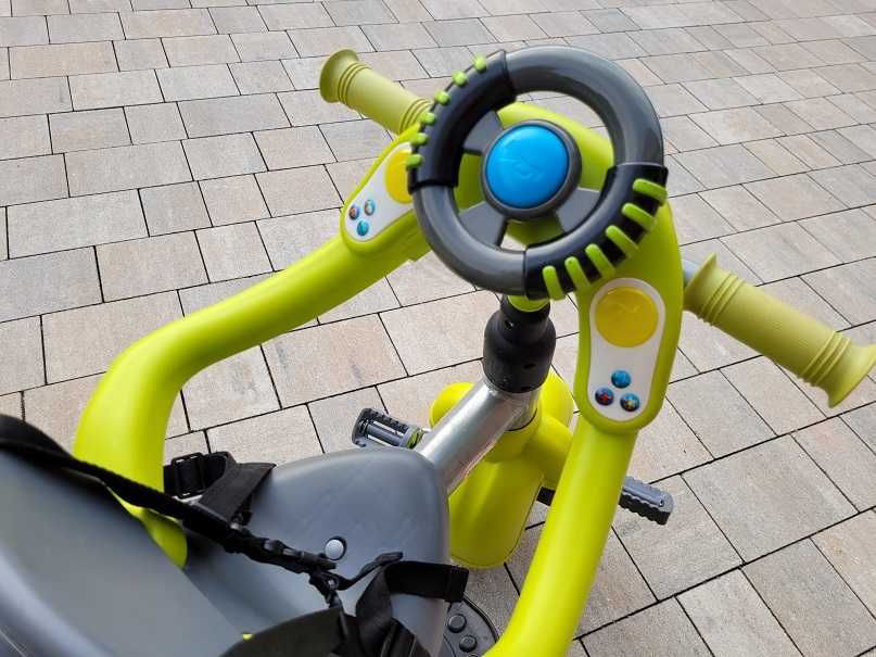 Rowerek trójkołowy dziecięcy Little tikes, pchacz, interaktywny