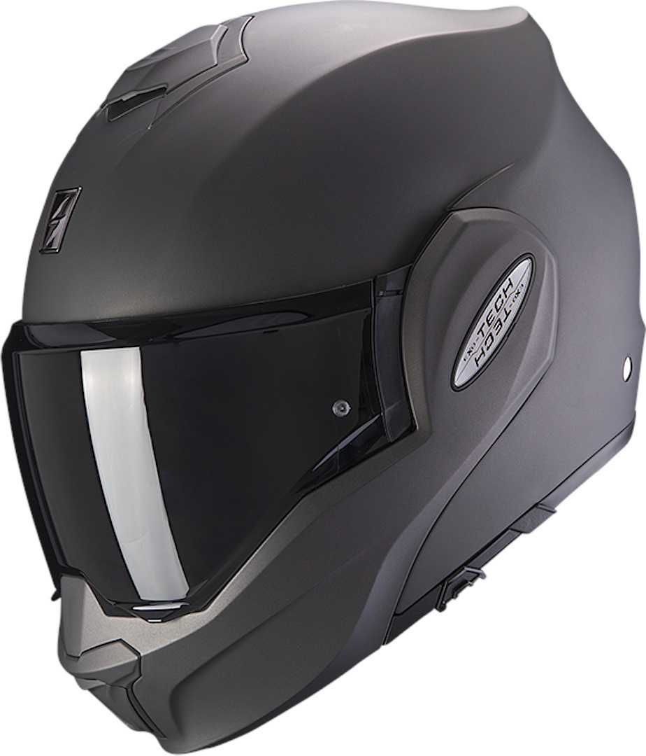 Kask motocyklowy szczękowy SCORPION EXO-TECH SOLID matt black