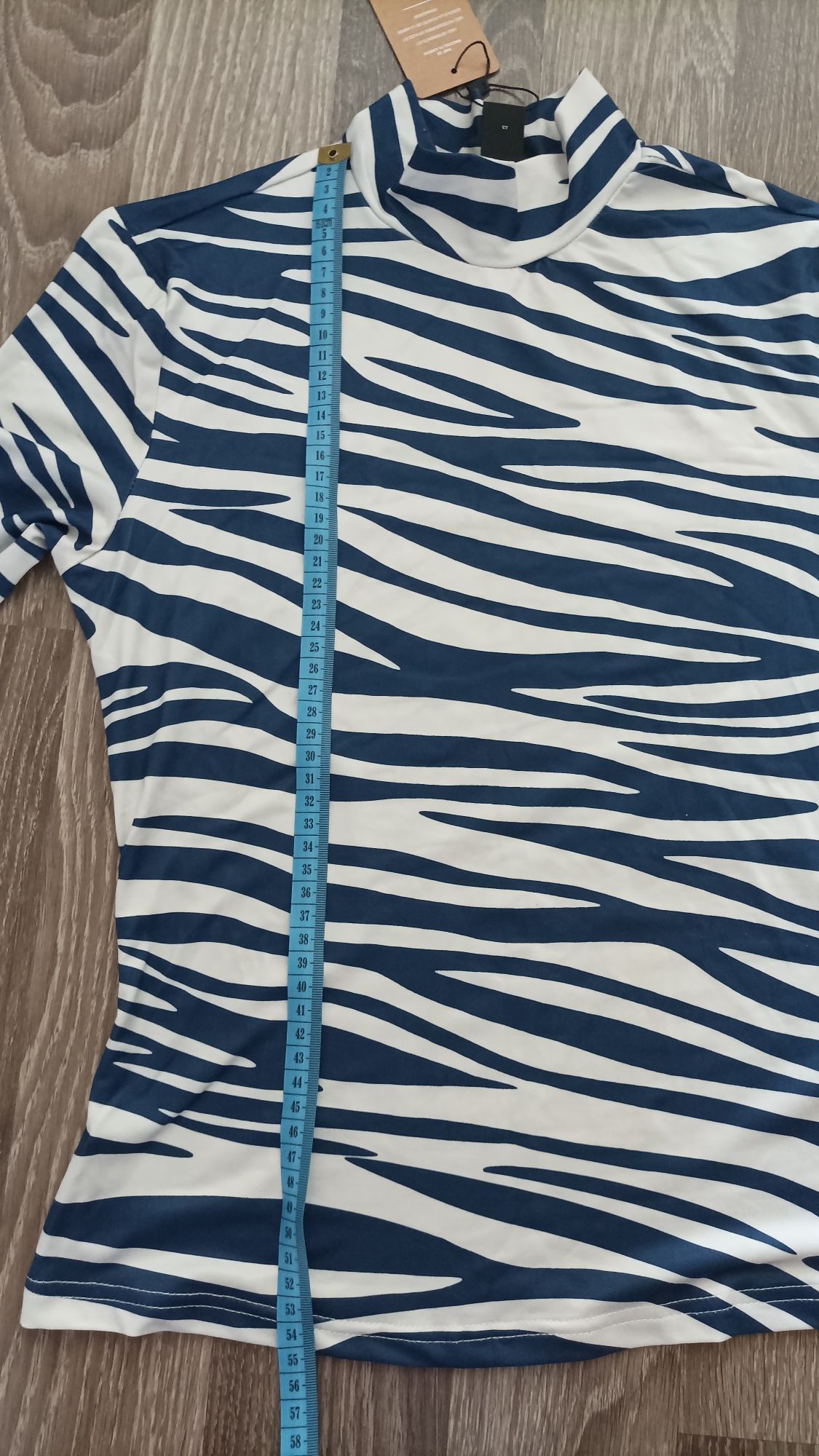 Bluzka zebra elastyczny materiał S