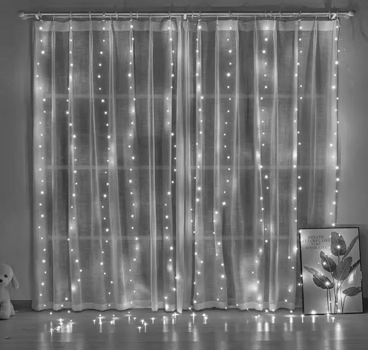 РОЗПРОДАЖ 3*3м. Гірлянда штора , гірлянда роса, новорічна гірлянда