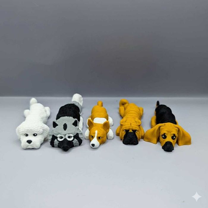 Breloczek 3D w kształcie pieska – 150 Ras