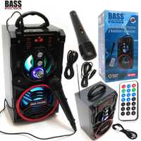 BASS POLSKA Głośnik Przenośny Boombox Bluetooth Radio Karaoke