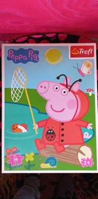 Puzzle Świnka peppa