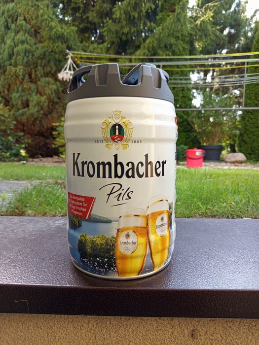Beczka po piwie, keg , beczka, butla, dwie szt