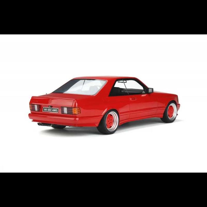 Model Mercedes-Benz W126 560 SEC wide body czerwony Otto OT995 1:18