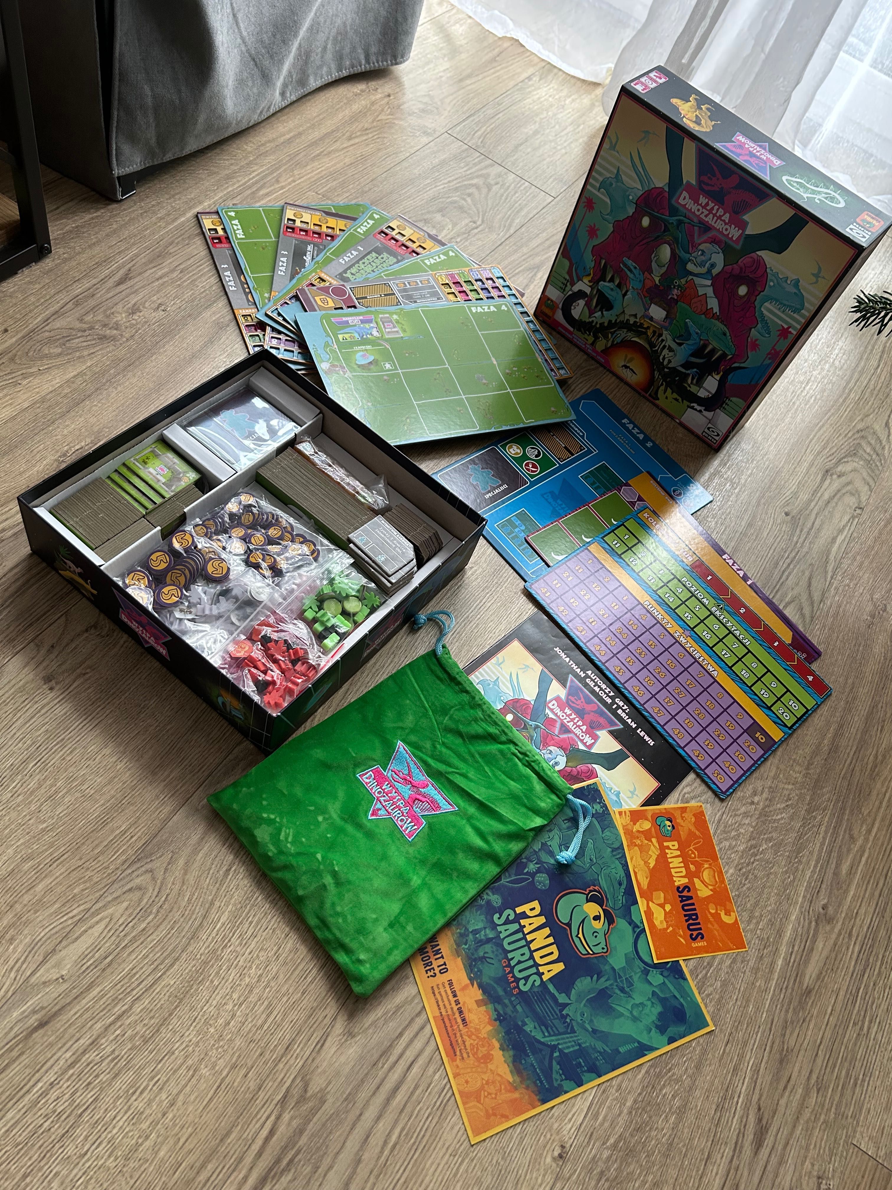 Gra planszowa Wyspa Dinozaurów Galakta planszówka