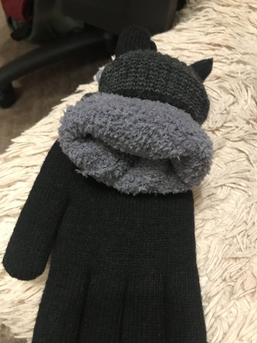 Перчатки мужские тёплые с шерстью и кашемиром КОРОНА