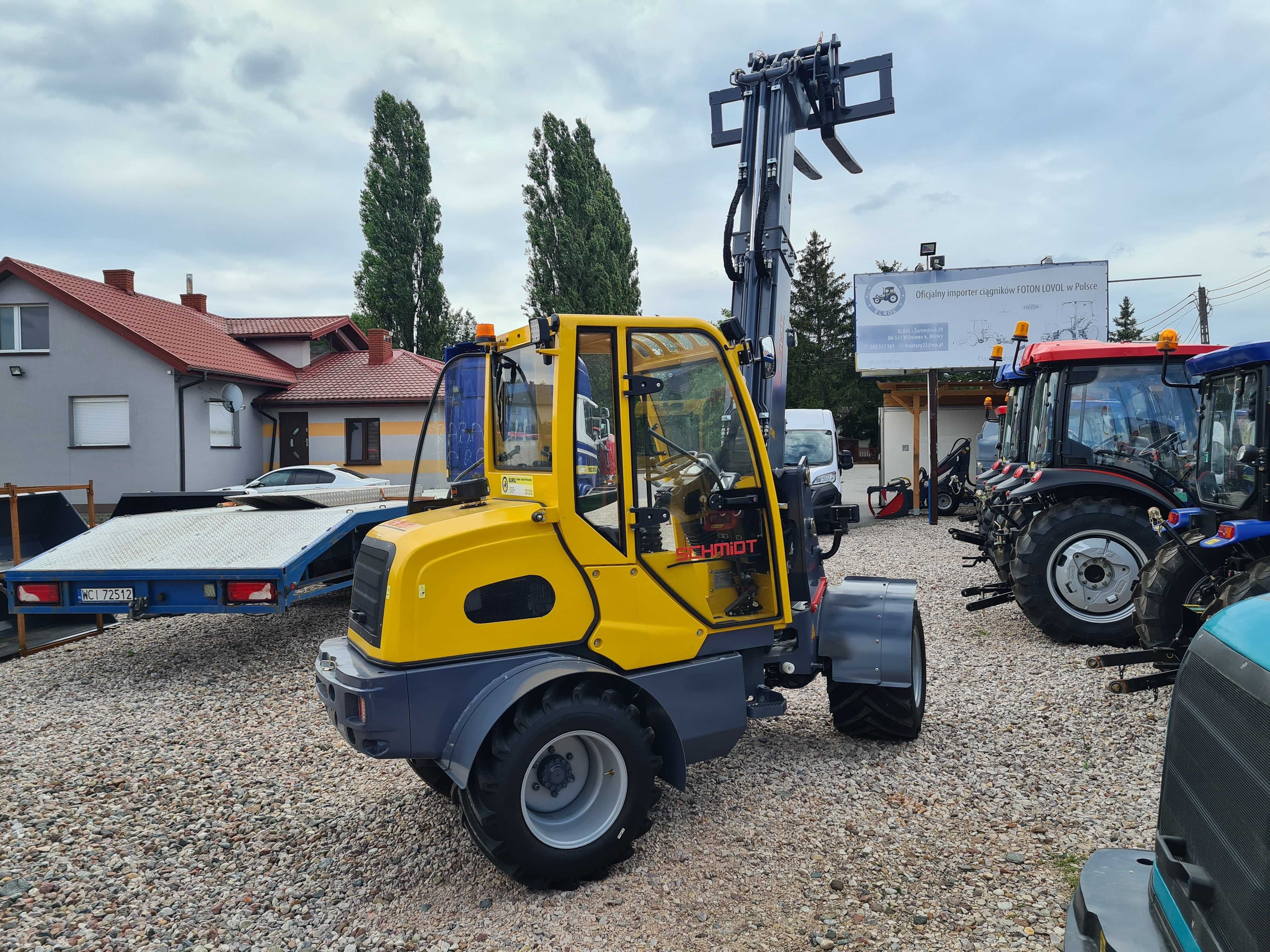 Ładowarka SCHMiDT 4350AT 50KM 1800KG Zasięg 4,2m NOWA 2 Biegi Kabina