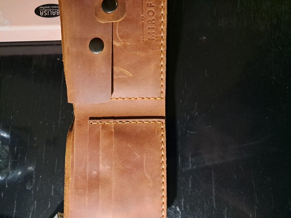 Мужской кожаный кошелёк  Miroff