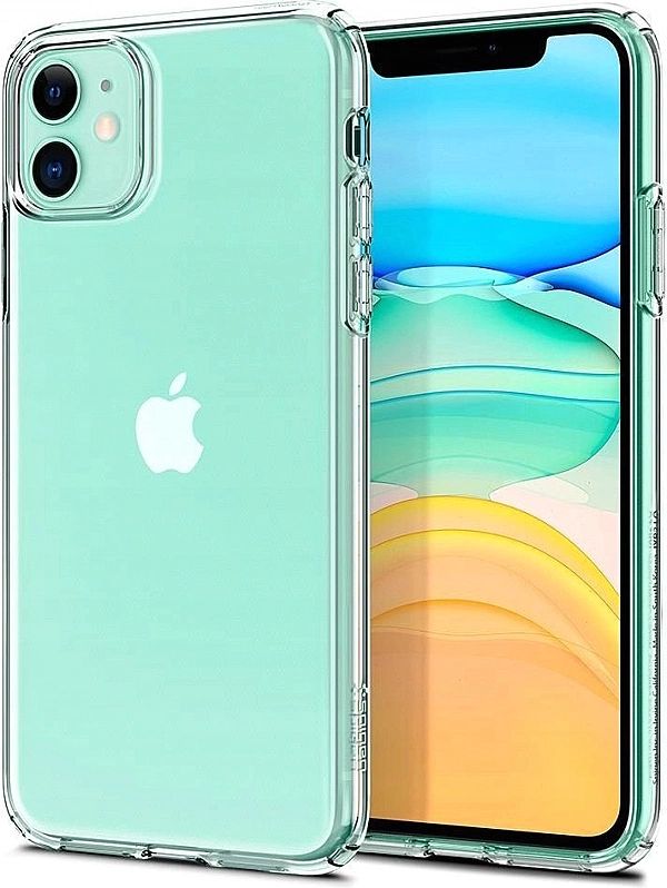 Plecki Spigen L Crystal do Apple iPhone 11 + Szkło Ochronne Bezbarwne