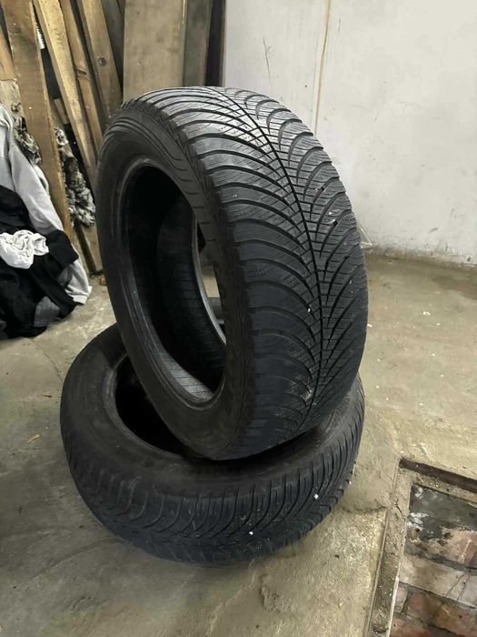 Dwie opony zimowe 205/55/16 z 2018 roku produkcji