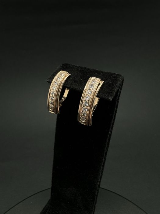 Золоті сережки / золотые серьги