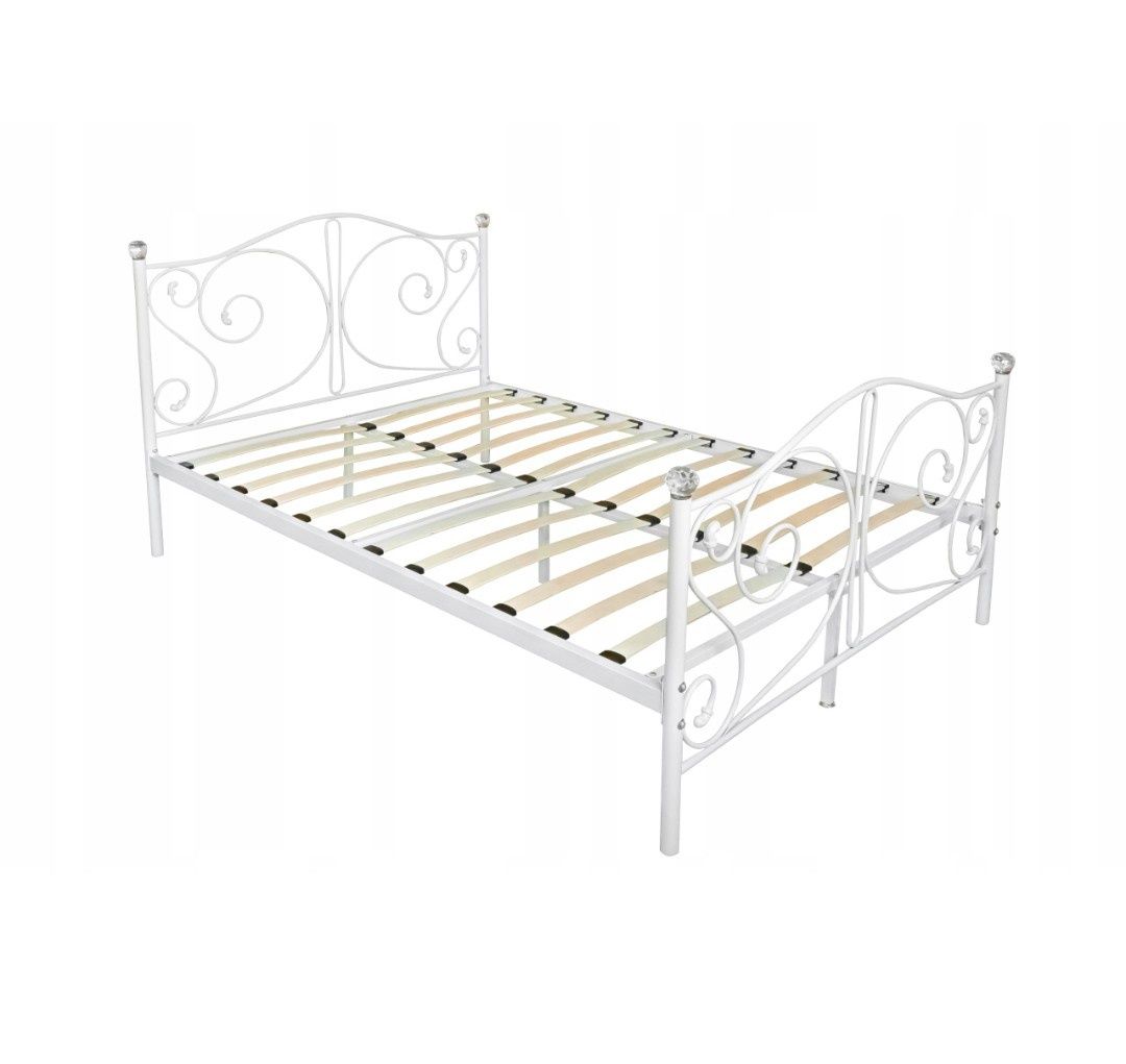 Łóżko Metalowe 140x200 Lub 160x200 Niemieckie Stabilne Nowe