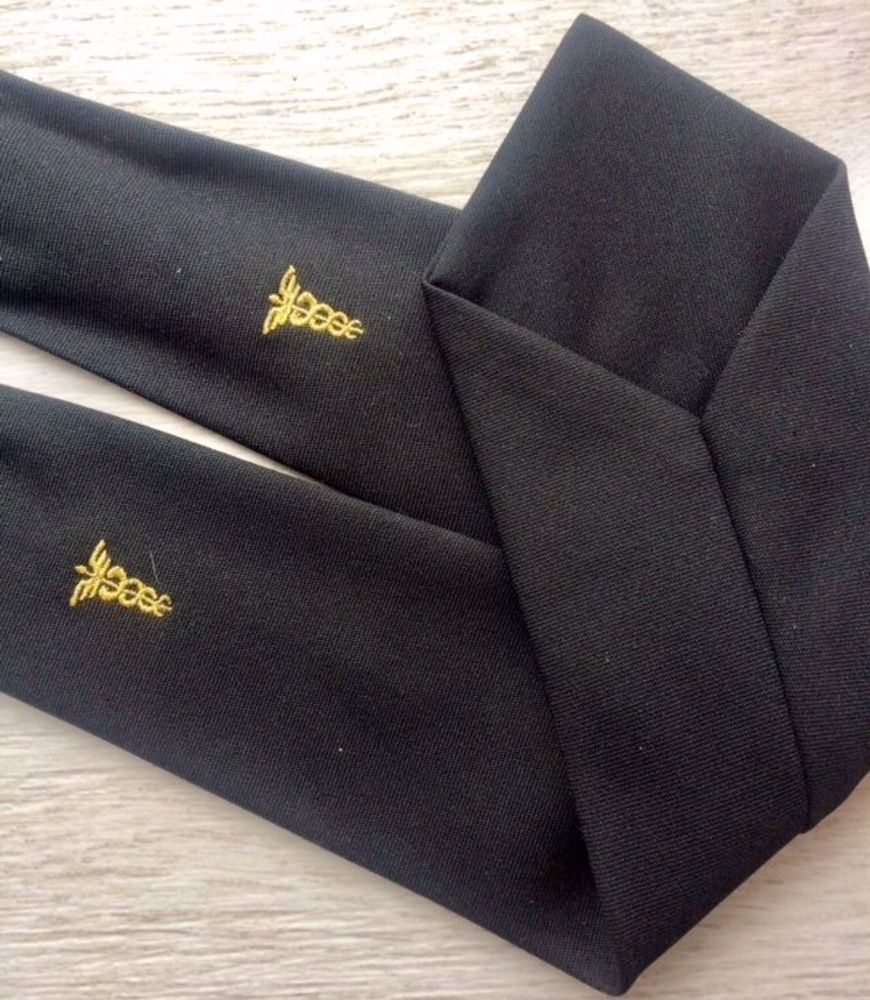 Краватка вузька, галстук узкий •  чорний колiр