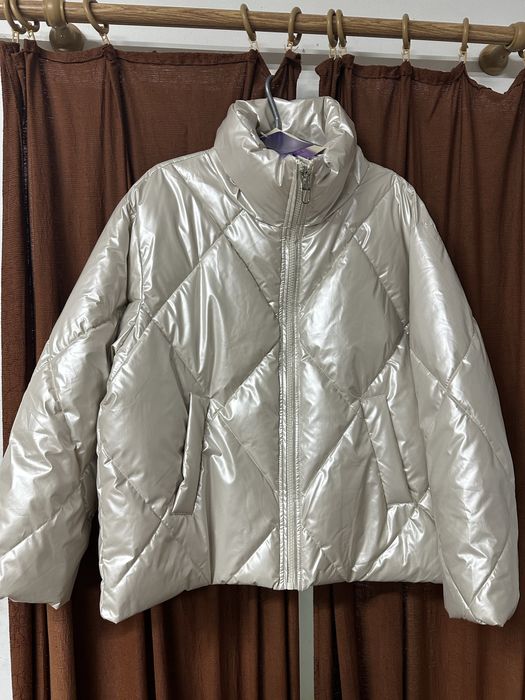 Kurtka damska zimowa błyszcząca