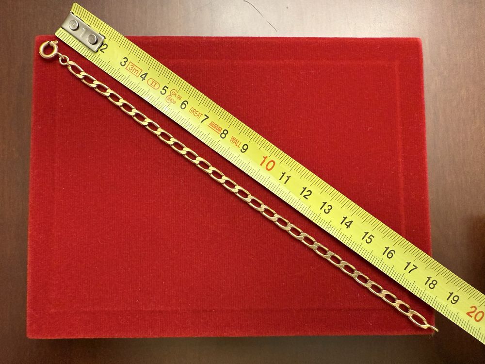 Pulseira Ouro de Lei de 19.2 Kilates - 19 cm