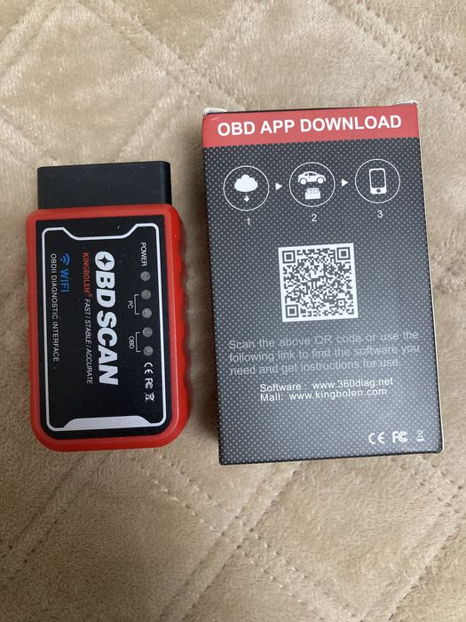 Автосканер OBD2 Kingbolen ELM327 wi-fi (IOS, Android)