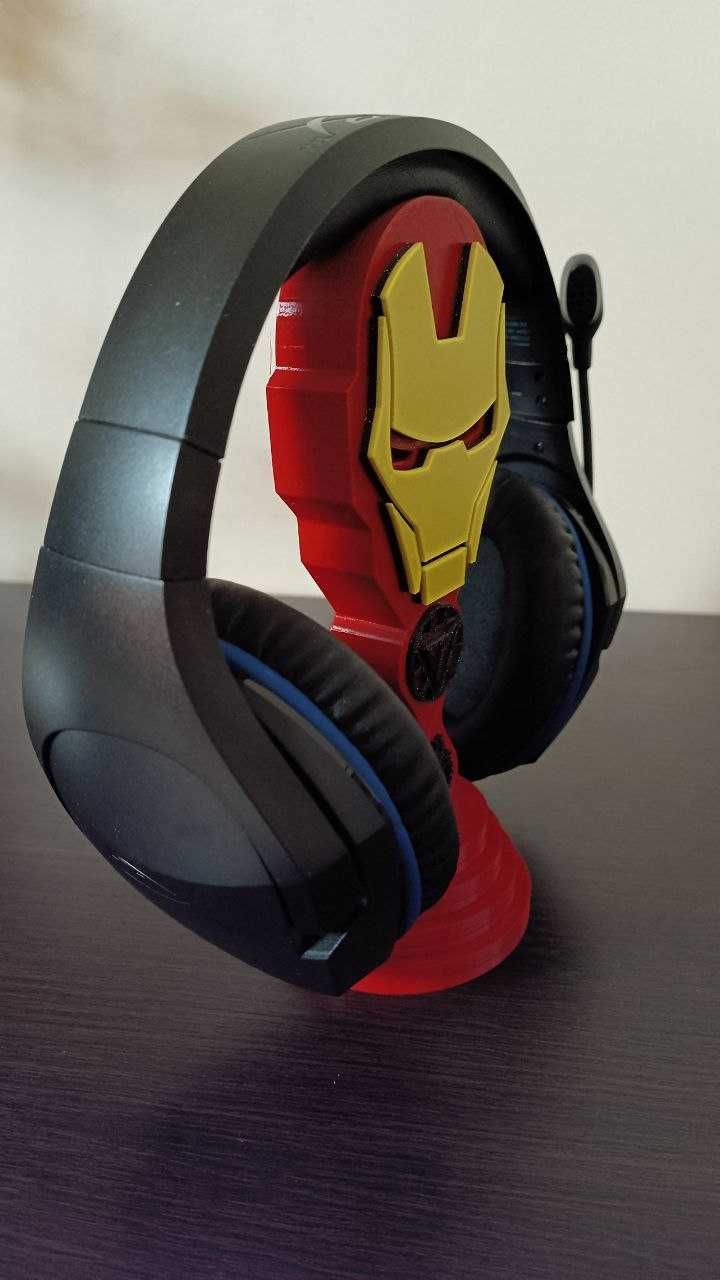 Stojak 3D na słuchawki: IRONMAN