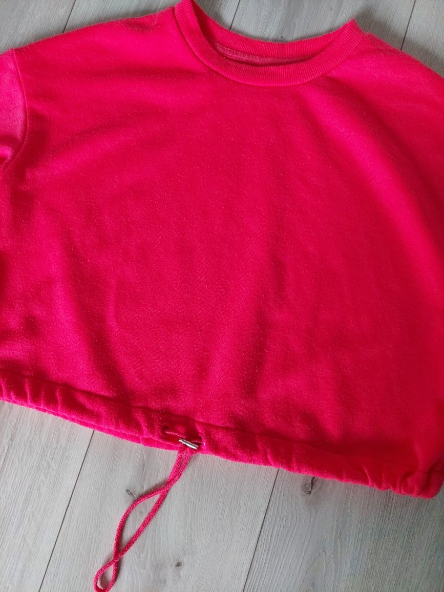 Neonowa krótka bluza - Cropp