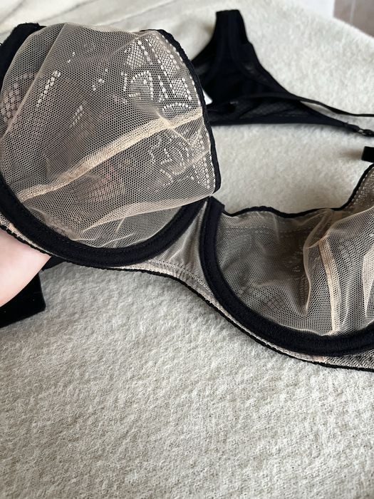 Чорний прозорий комплект білизни Jasmine 80B , M новий