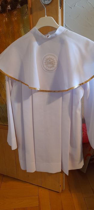 Alba komunijna ze spodniami dla chłopca