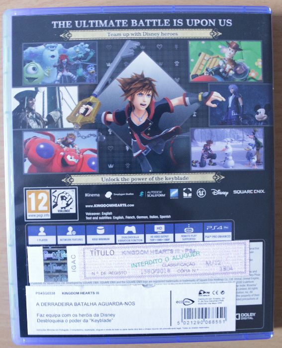 Kingdom Hearts III [Playstation 4]