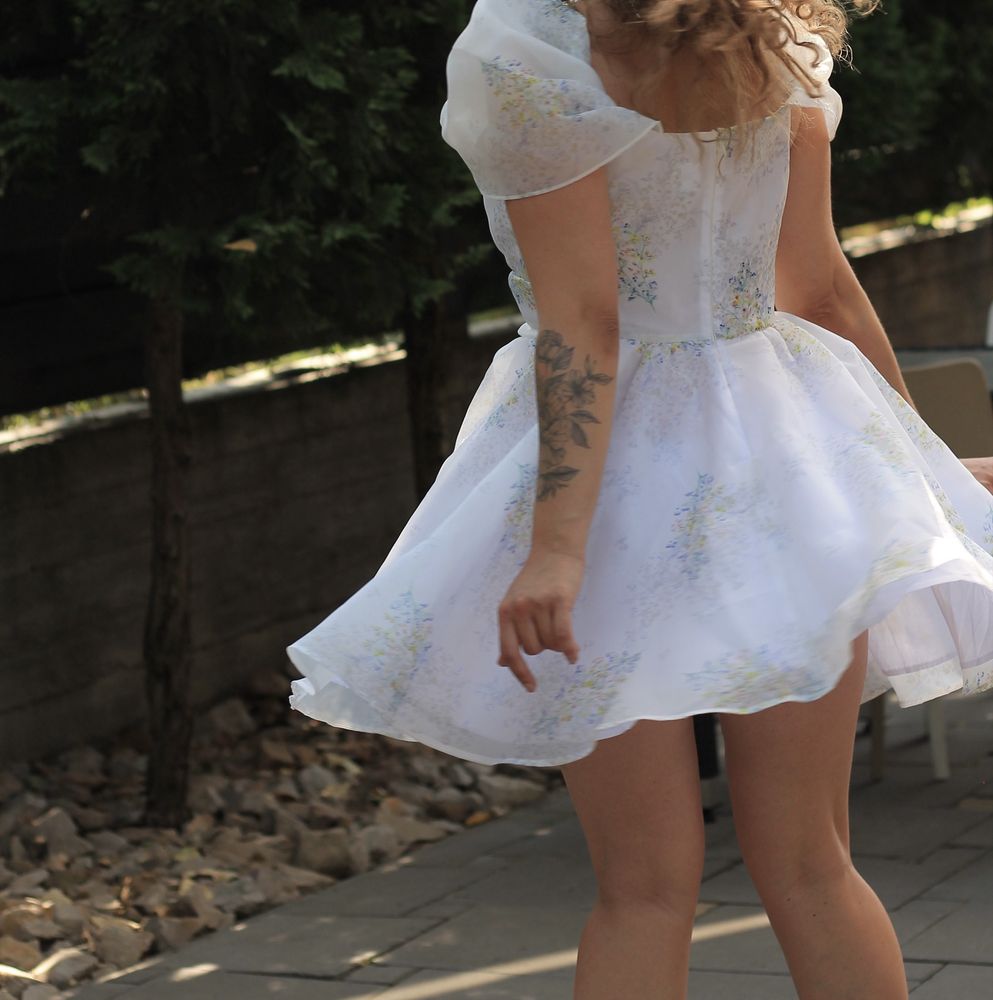 Сукня new dress "Amelia" у принті мімоза