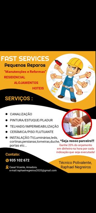 Remodelações e manutenção!